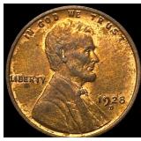 1928-D Lincoln Wheat Cent NEARLY UNCIRCULATED