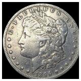 1896-O Silver Morgan Dollar ABOUT UNCIRCULATED
