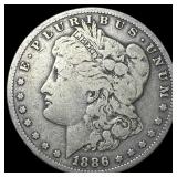 1886 Silver Morgan Dollar LIGHTLY CIRCULATED
