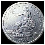 1878-S Silver Trade Dollar NEARLY UNCIRCULATED