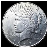 1927 Peace Silver Dollar CHOICE AU