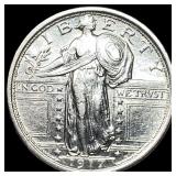 1917 Type 1 FH Standing Liberty Quarter UNCIRCULAT