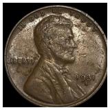 1931-S Lincoln Wheat Cent NEARLY UNCIRCULATED