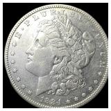 1884 Morgan Silver Dollar NEARLY UNCIRCULATED