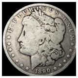 1890-O Silver Morgan Dollar LIGHTLY CIRCULATED