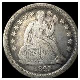 1841-O Silver Seated Liberty Dime LIGHTLY CIRCULAT