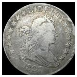 1807 Silver Draped Bust Half Dollar CHOICE BU