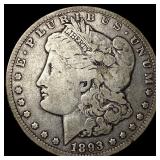 1893-O Silver Morgan Dollar LIGHTLY CIRCULATED