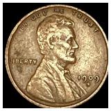 1909-S Lincoln Wheat Cent NEARLY UNCIRCULATED