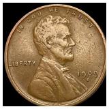 1909-S Lincoln Wheat Cent NEARLY UNCIRCULATED