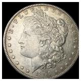 1891-S Silver Morgan Dollar CLOSELY UNCIRCULATED