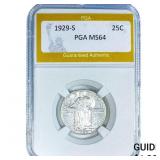 1929-S Standing Liberty Quarter PGA MS64
