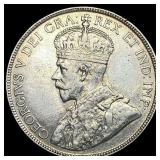 1919 Canada Silver 50 Cents CLOSELY UNCIRCULATED