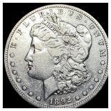 1892-S Silver Morgan Dollar NEARLY UNCIRCULATED