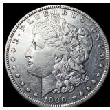 1900-S Silver Morgan Dollar NEARLY UNCIRCULATED