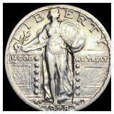 1928-S Silver Standing Liberty Quarter NEARLY UNCI