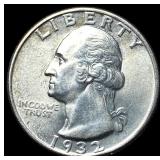 1932 Silver Quarter Dollar UNCIRCULATED