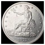 1877-S Silver Trade Dollar CLOSELY UNCIRCULATED
