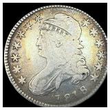1818 Capped Bust Silver Half Dollar LIGHTLY CIRCUL