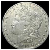 1891-O Silver Morgan Dollar ABOUT UNCIRCULATED