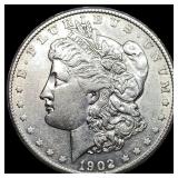 1902-S Silver Morgan Dollar CHOICE AU