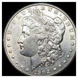 1902-S Silver Morgan Dollar CHOICE AU