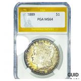 1889 Morgan Silver Dollar PGA MS64
