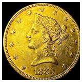 1880 $10 Liberty Head Eagle CLOSELY UNCIRCULATED