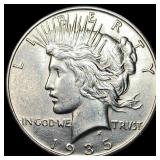 1935-S Silver Peace Dollar CHOICE BU