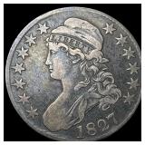 1827 Capped Bust Half Dollar LIGHTLY CIRCULATED
