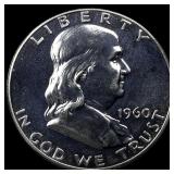 1960 Franklin Half Dollar GEM PROOF