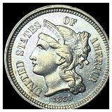 1866 Nickel Three-Cent Piece UNCIRCULATED