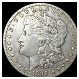 1899 Silver Morgan Dollar ABOUT UNCIRCULATED