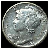 1928-S Silver Mercury Dime UNCIRCULATED