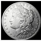 1884-S Silver Morgan Dollar CLOSELY UNCIRCULATED