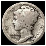 1916 Mercury Dime NICELY CIRCULATED