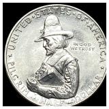 1920 Silver Pilgrim Half Dollar UNC
