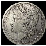 1886-O Silver Morgan Dollar ABOUT UNCIRCULATED