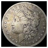 1882-O Silver Morgan Dollar ABOUT UNCIRCULATED