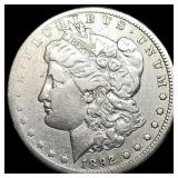 1892-CC Silver Morgan Dollar NEARLY UNCIRCULATED