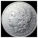1904-S Silver Morgan Dollar CHOICE AU