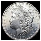 1891-S Silver Morgan Dollar CHOICE BU