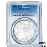 1882-S Morgan Silver Dollar PCGS MS65