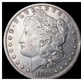 1885 Silver Morgan Dollar NEARLY UNCIRCULATED