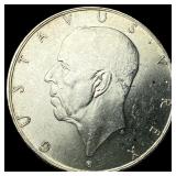 1938 Sweden Silver 2 Kroner UNCIRCULATED
