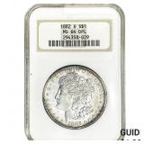 1882 Morgan Silver Dollar NGC MS64 PL
