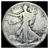 1916-S Silver Walking Liberty Half Dollar NICELY C