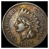 1867 Indian Head Cent CLOSELY UNCIRCULATED
