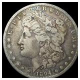1894-S Silver Morgan Dollar LIGHTLY CIRCULATED