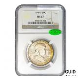 1949-S CAC Franklin Half Dollar NGC MS67